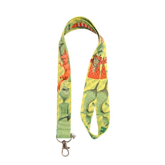 🎄 The Grinch & Max Christmas Lanyard Holiday Keychain Strap Christmas Gift💚 - Picture 3 of 6